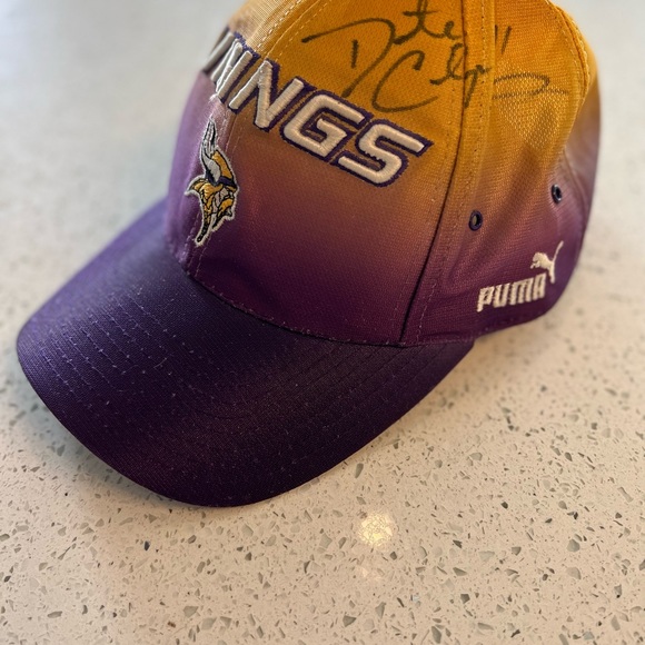 Daunte Culpepper Autograph Minnesota Vikings Hat- AUTHENTIC - Picture 3 of 7
